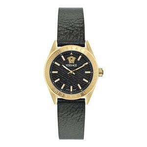 Versace V-Code Leather Watch Womens